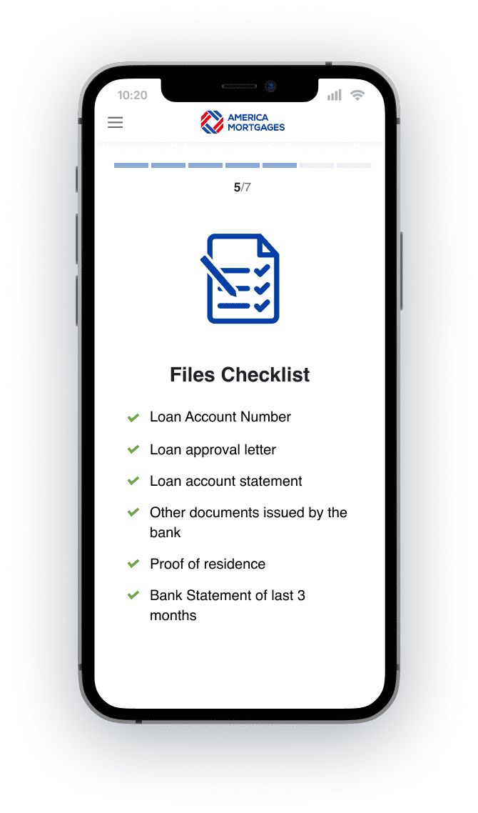  America Mortgages - Other Document Checklist